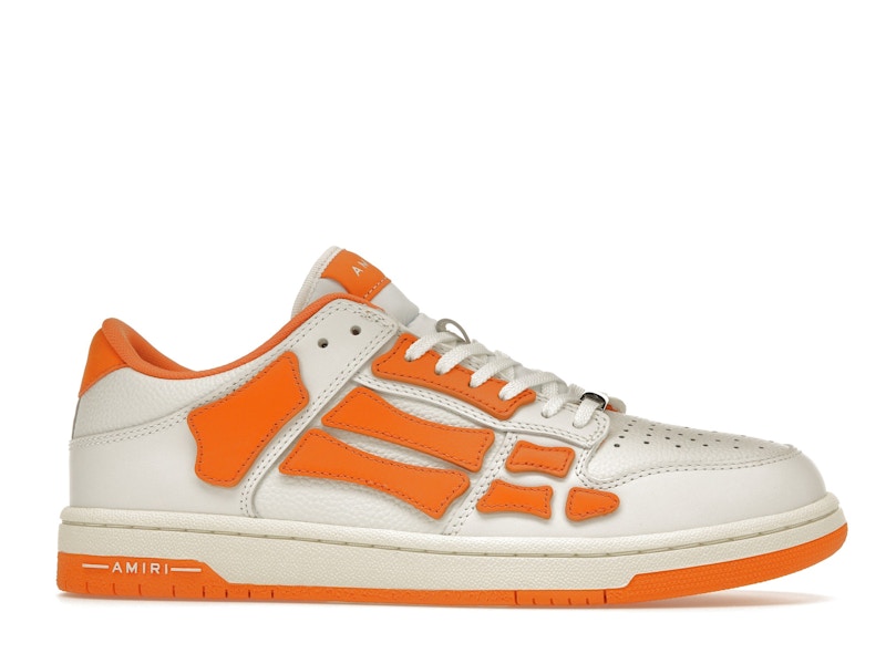 AMIRI Skel Top Low White Orange