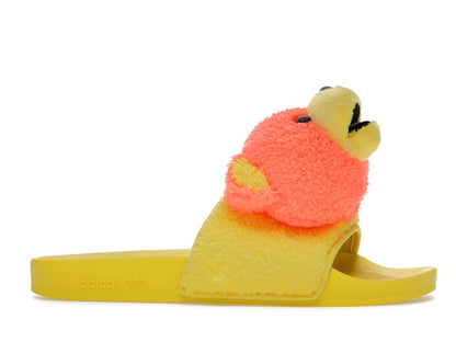 adidas JS Adilette Jeremy Scott Teddy Yellow