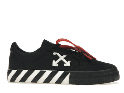 OFF-WHITE Vulcanized Low Canvas Black White
