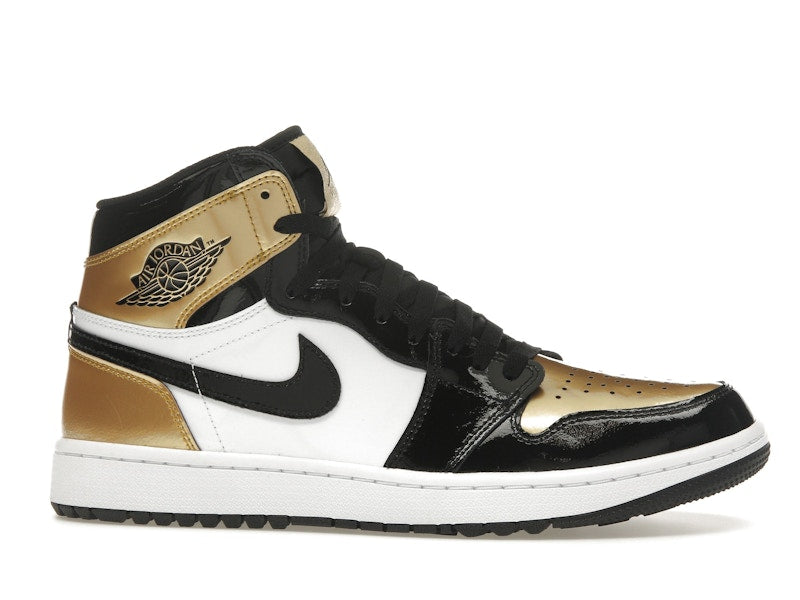 Jordan 1 Retro High Golf Patent Gold Toe