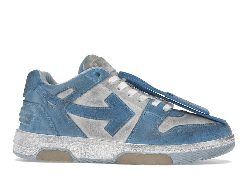 OFF-WHITE OOO Low Out Of Office Suede White Light Blue