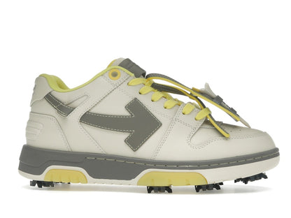 OFF-WHITE Out Of Office OOO Low Tops Golf Paris Hilinski Gray Yellow