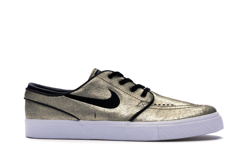 Nike SB Stefan Janoski Zoom Leather Metallic Gold