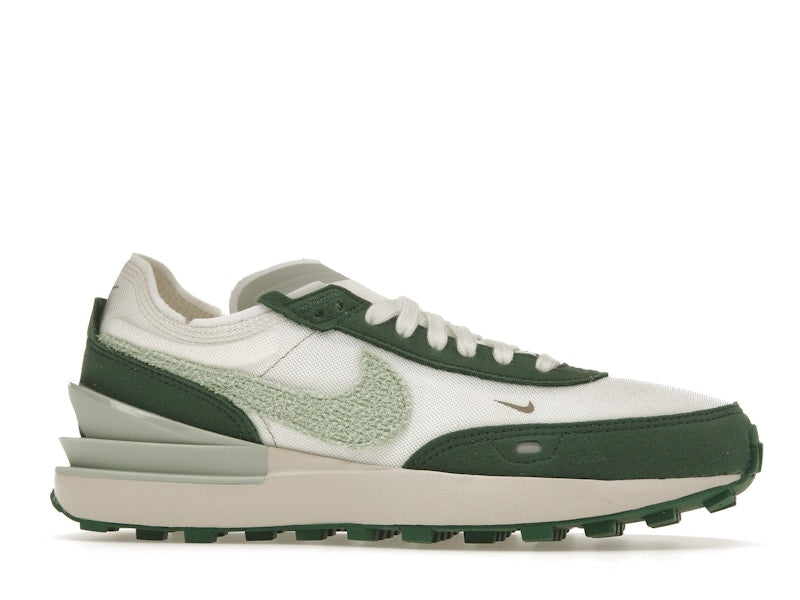 Nike Waffle One Summit White Moon Fossil Gorge Green Honeydew (Women's)