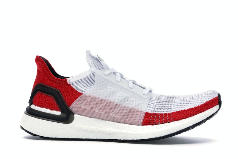 adidas Ultra Boost 19 White Scarlet
