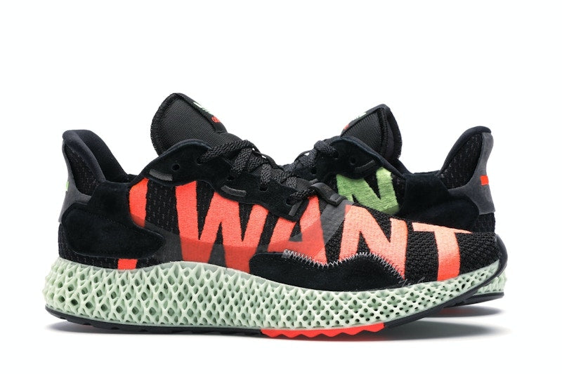 adidas ZX 4000 4D I Want I Can Black