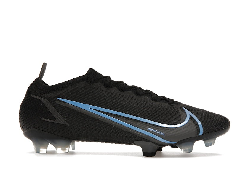 Nike Vapor 14 Elite FG Flyknit Black Iron Grey Blue