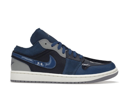Jordan 1 Low SE Craft Obsidian French Blue Ashen Slate White