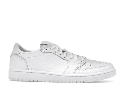 Jordan 1 Retro Low Swooshless Triple White (2025)