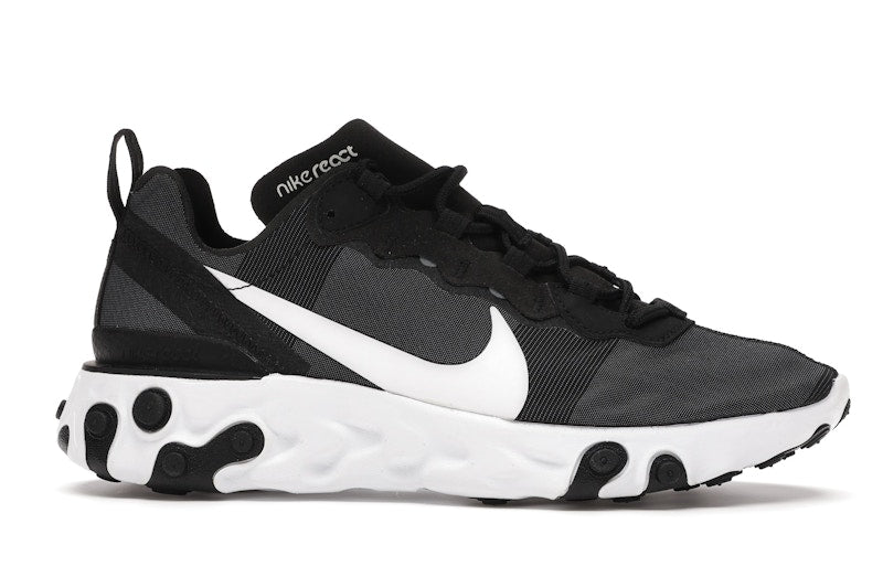 Nike React Element 55 Black White (Women's)