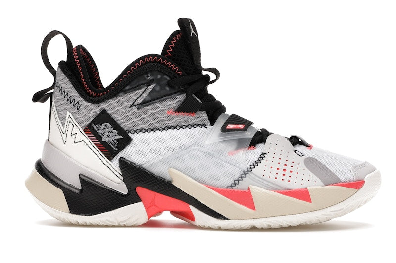 Jordan Why Not Zer0.3 White Bright Crimson Black (GS)