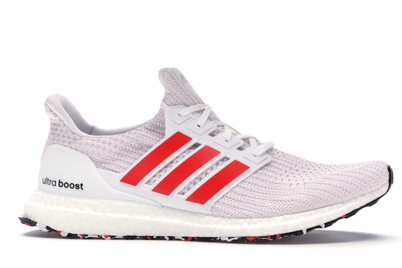adidas Ultra Boost 4.0 Cloud White Active Red