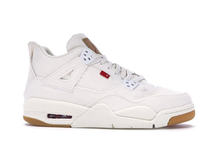 Jordan 4 Retro Levi's White (GS) (Blank Tag)