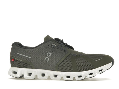On Running Cloud 5 Olive Green White