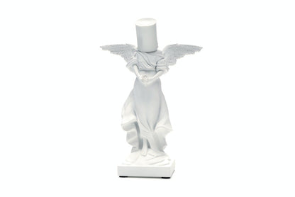 Banksy Bucket On Head Figure White