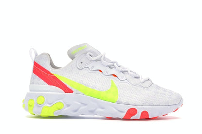 Nike React Element 55 White Crimson Volt