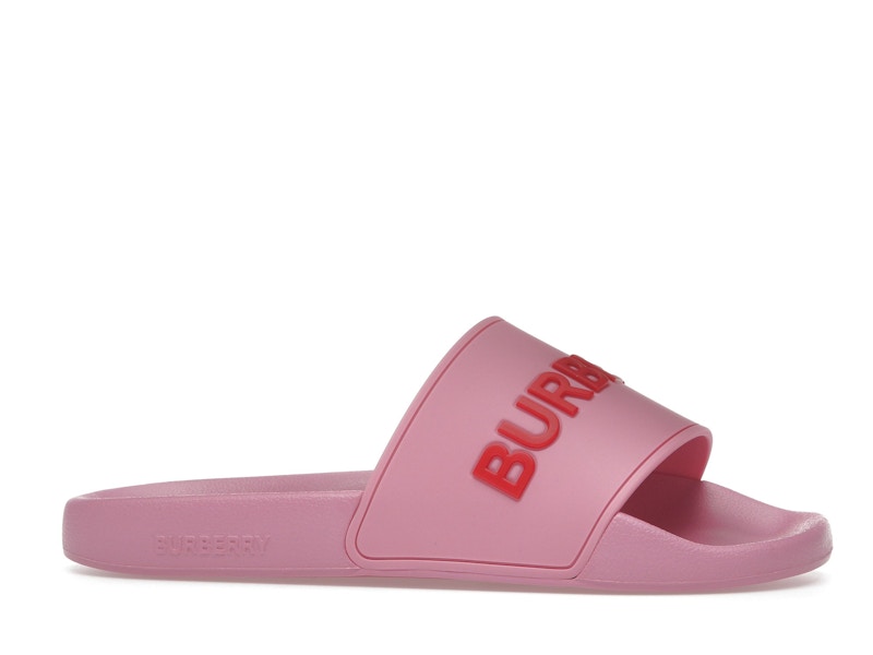 Burberry Embossed Logo Slides Bubblegum Pink (Women's)