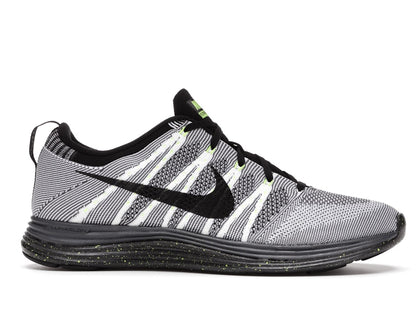 Nike Flyknit Lunar1+ White Black Volt