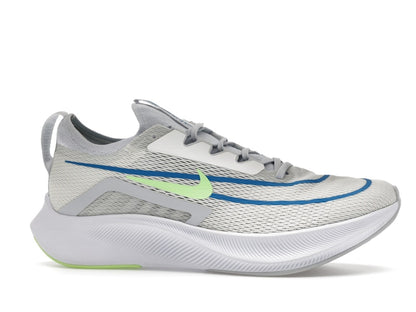 Nike Zoom Fly 4 Summit White Imperial Blue Lime Glow