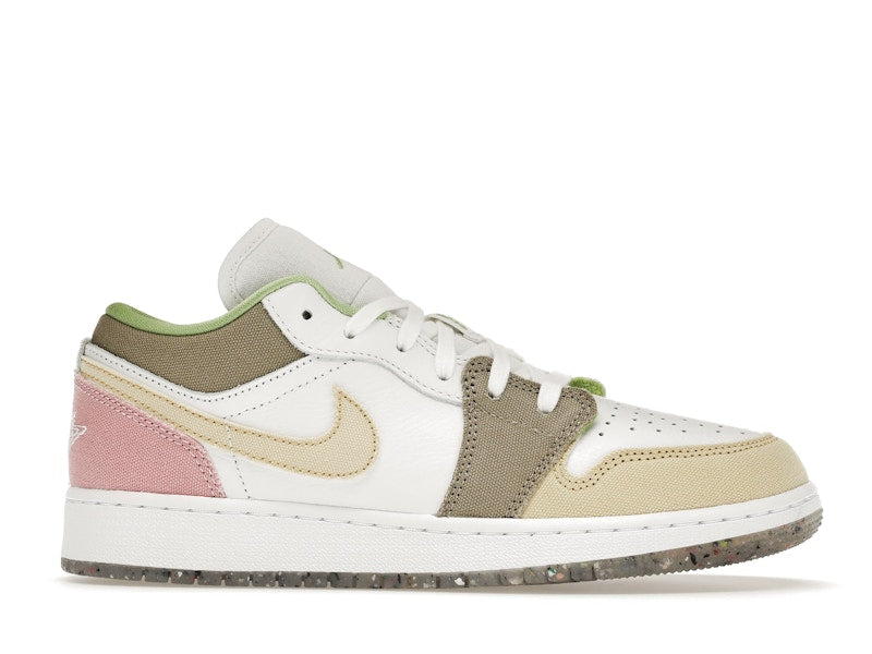Jordan 1 Low Pastel Grind Vivid Green (GS)