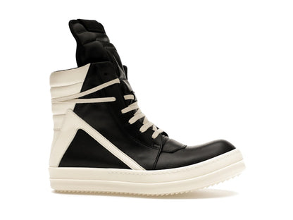 Rick Owens Luxor Geobasket Black Milk