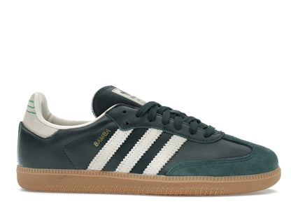 adidas Samba OG Shadow Green Cream White Gold Metallic