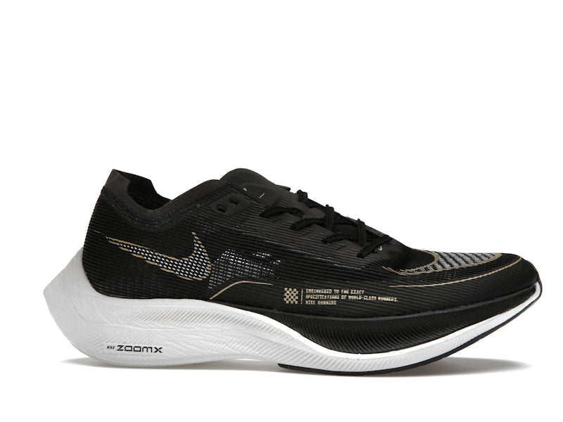 Nike ZoomX Vaporfly Next% 2 Black Metallic Gold Coin