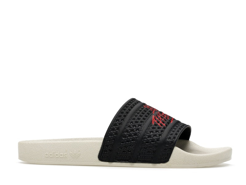 adidas Adilette Slides 100 Thieves Black Red