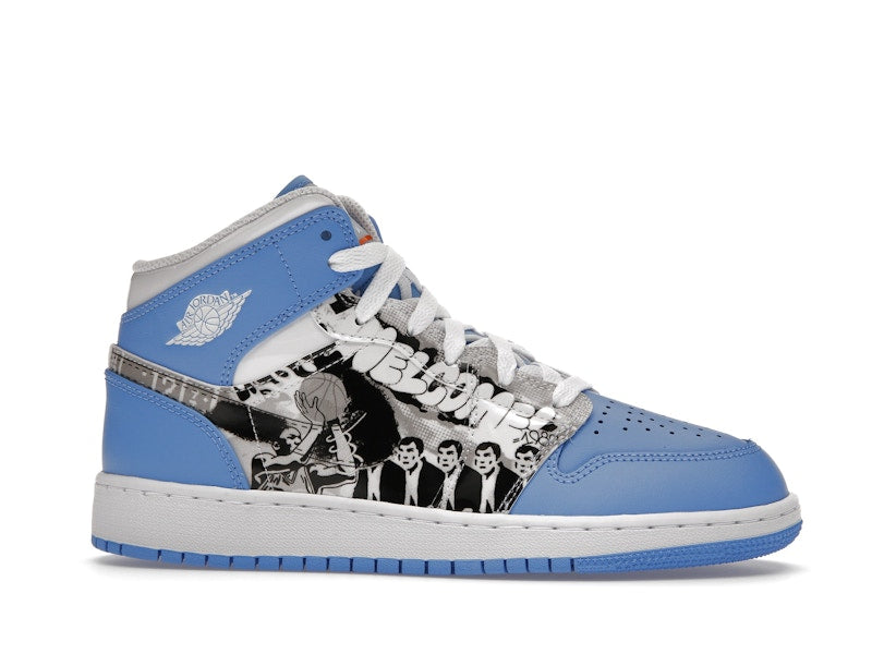 Jordan 1 Mid Sneaker School Game Winner (GS)