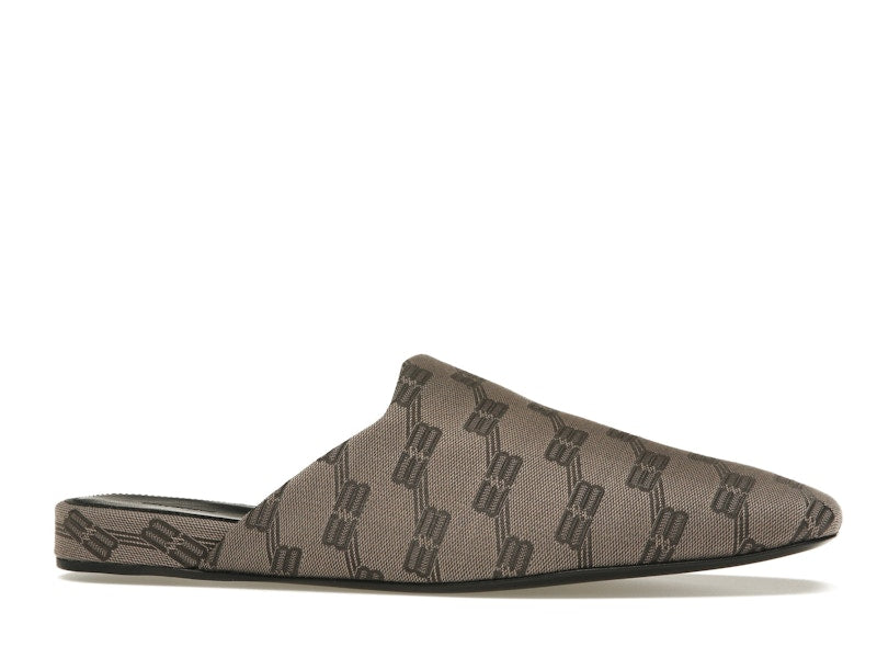 Balenciaga Cozy Jacquard Mules Brown