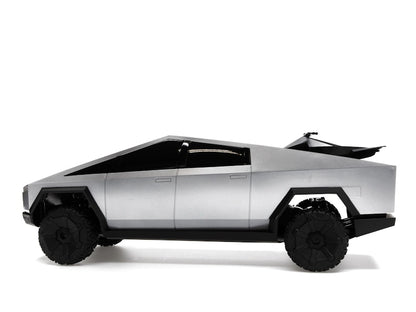 Hot Wheels x Tesla Cybertruck 1:10 Scale RC Car (2021 Version w/ Cyberquad)