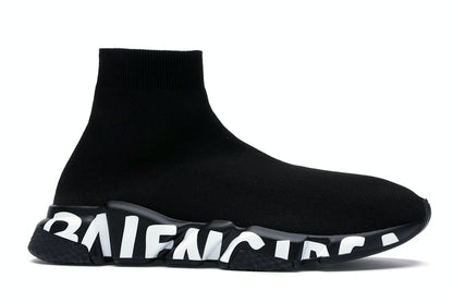 Balenciaga Speed Graffiti Trainers Black