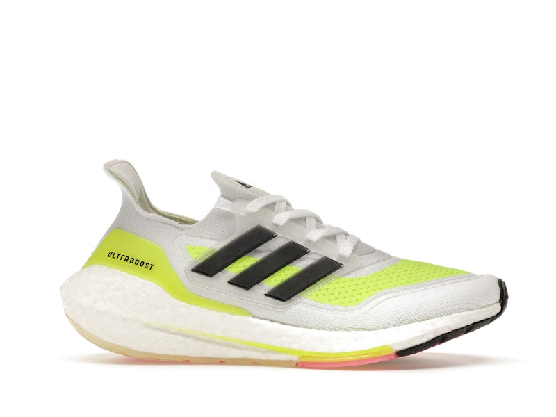 adidas Ultra Boost 21 White Solar Green (Women's)