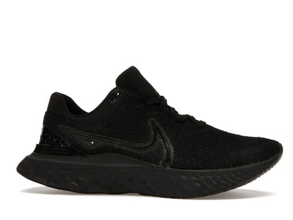 Nike React Infinity Run Flyknit 3 Triple Black