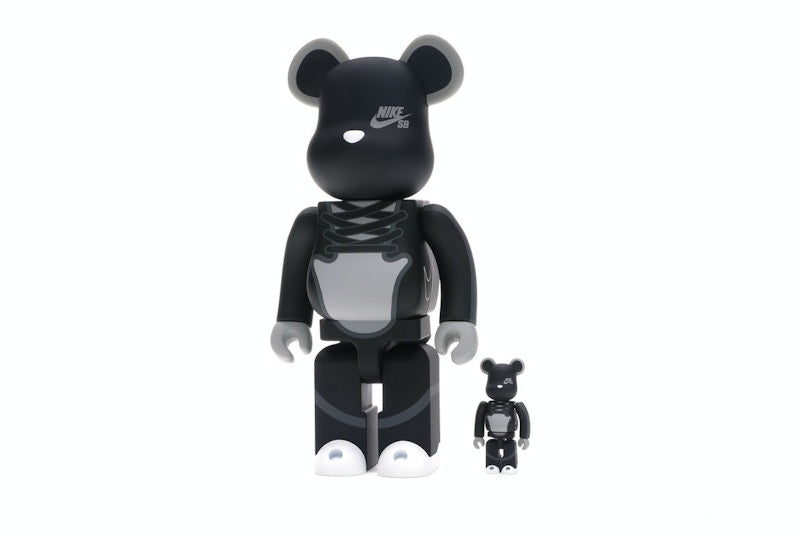 Bearbrick Nike SB 100% & 400% Set Black