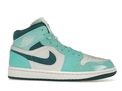 Jordan 1 Mid Chenille Bleached Turquoise (Women's)