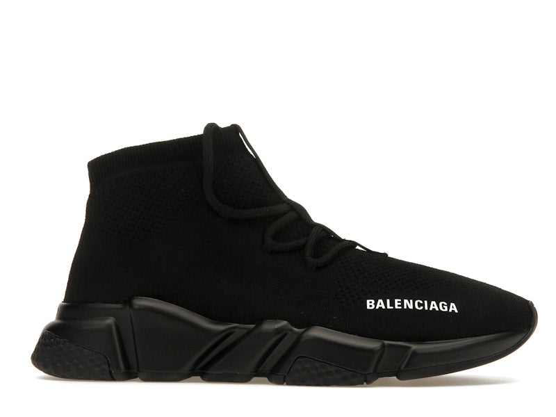 Balenciaga Speed Trainer Lace Up Black