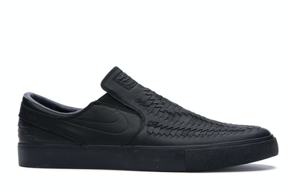 Nike SB Zoom Stefan Janoski Slip RM Crafted Woven Black
