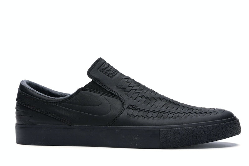 Nike SB Zoom Stefan Janoski Slip RM Crafted Woven Black