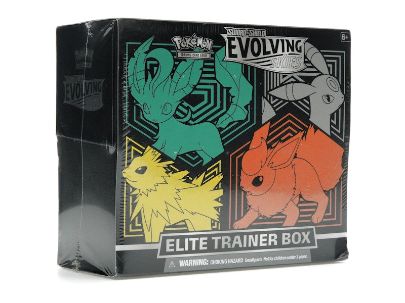 Pokémon TCG Sword & Shield Evolving Skies Elite Trainer Box (Flareon/Jolteon/Umbreon/Leafeon)