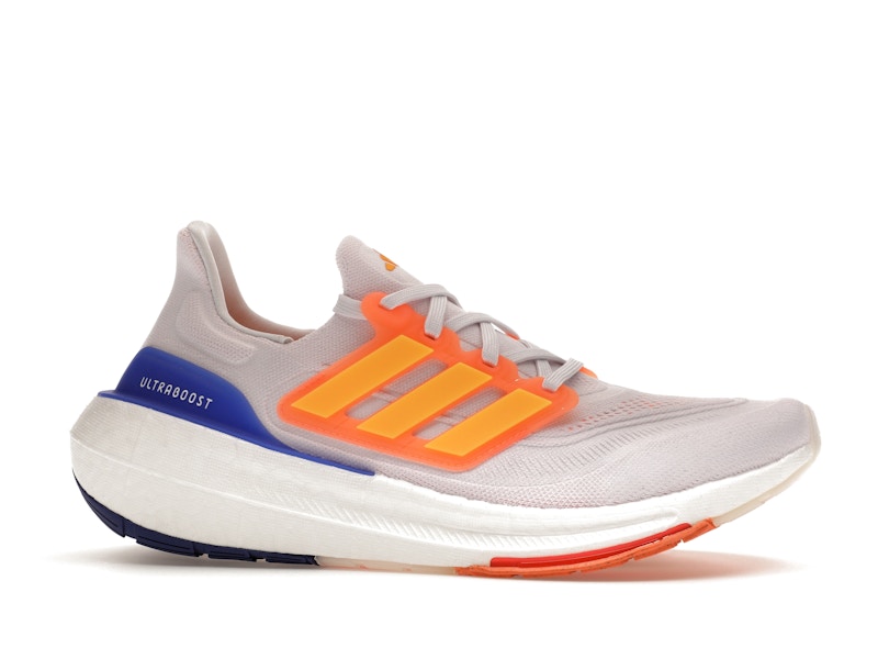 adidas Ultra Boost Light Cloud White Solar Gold Lucid Blue