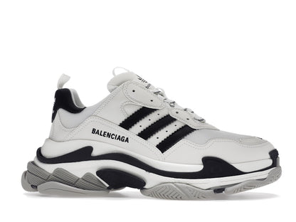 Balenciaga x adidas Triple S White Black
