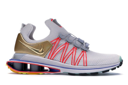 Nike Shox Gravity Vast Grey Metallic Gold