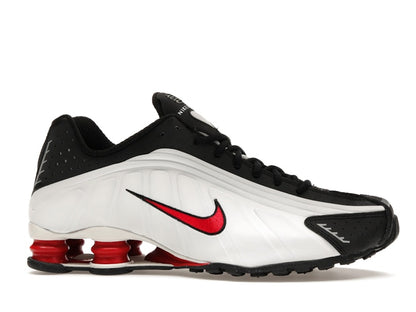 Nike Shox R4 Platinum Tint University Red Black