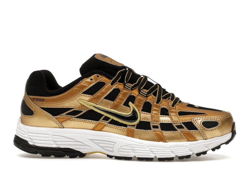 Nike P-6000 Metallic Gold Infinite Gold White Black