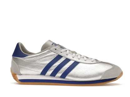 adidas Country OG Matte Silver Bright Blue Cloud White