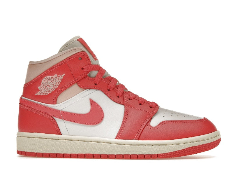 Jordan 1 Mid Strawberries and Cream (Women's)