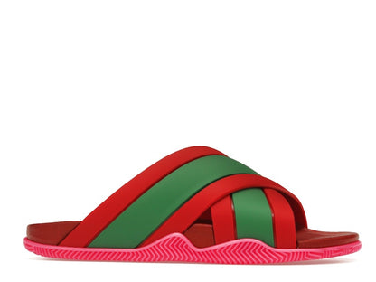 Gucci Web Slide Pink Rubber (Women's)
