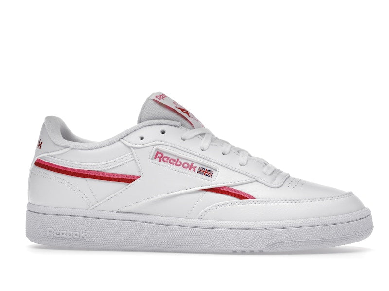 Reebok Club C 85 Vegan White Atomic Pink (Women's)