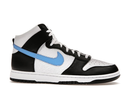 Nike Dunk High Retro FLC Black University Blue White